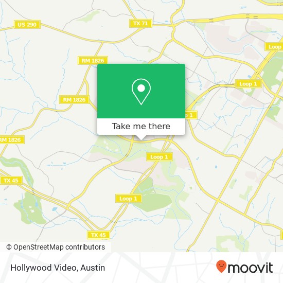 Hollywood Video map