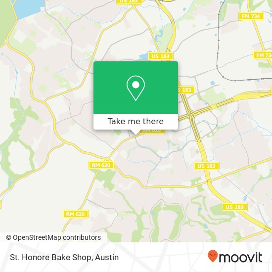 Mapa de St. Honore Bake Shop