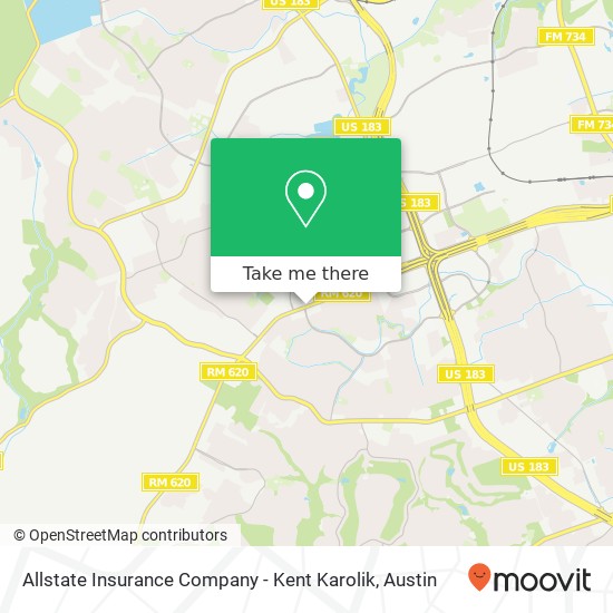 Allstate Insurance Company - Kent Karolik map