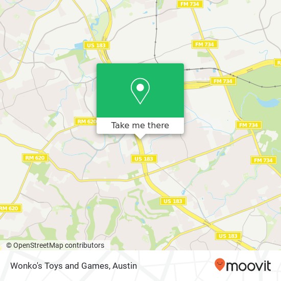 Mapa de Wonko's Toys and Games