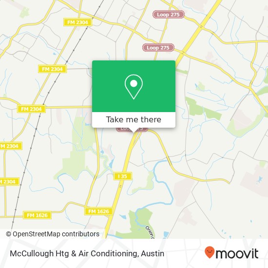 Mapa de McCullough Htg & Air Conditioning