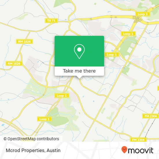 Mapa de Mcrod Properties