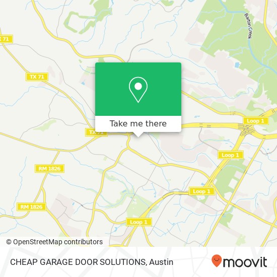 CHEAP GARAGE DOOR SOLUTIONS map