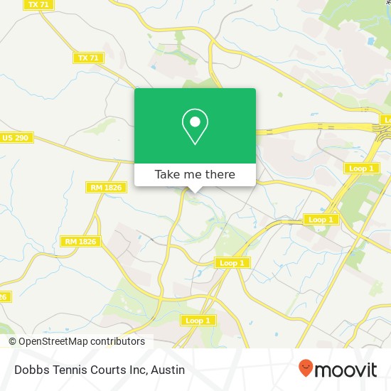 Dobbs Tennis Courts Inc map