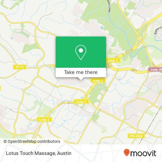 Mapa de Lotus Touch Massage