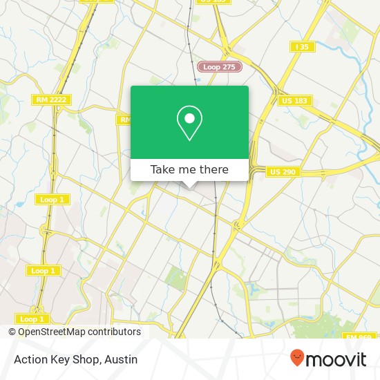 Action Key Shop map