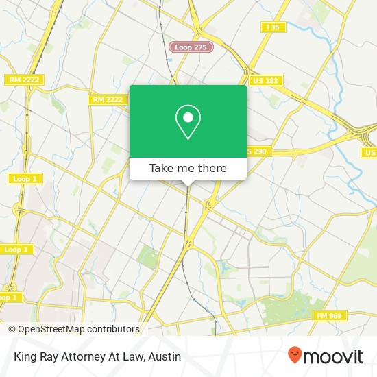 King Ray Attorney At Law map