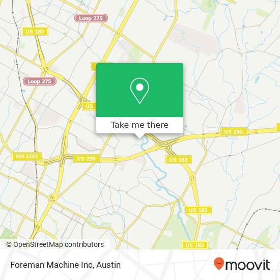 Mapa de Foreman Machine Inc
