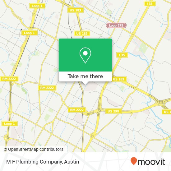 Mapa de M F Plumbing Company