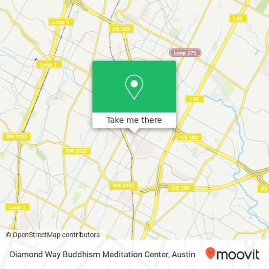 Mapa de Diamond Way Buddhism Meditation Center