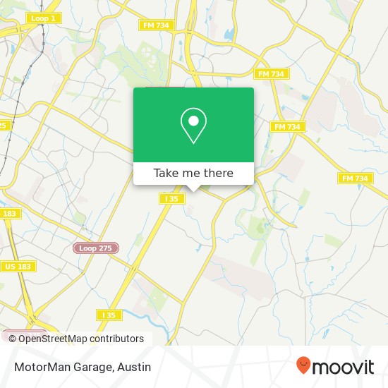 Mapa de MotorMan Garage