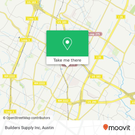 Mapa de Builders Supply Inc