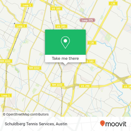 Mapa de Schuldberg Tennis Services