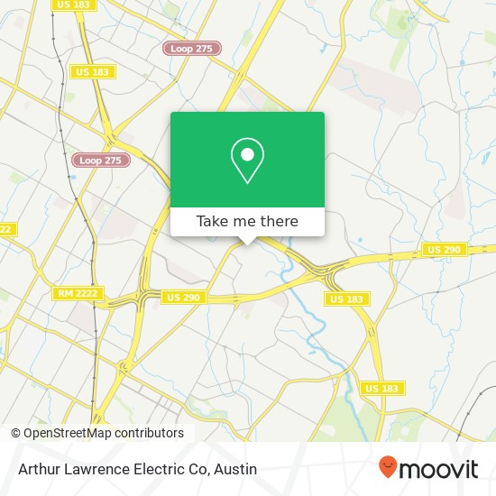 Mapa de Arthur Lawrence Electric Co