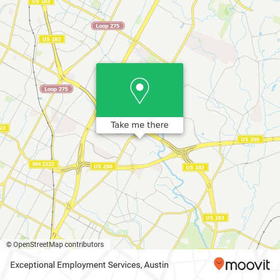 Mapa de Exceptional Employment Services