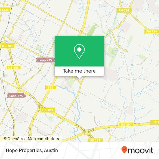 Hope Properties map
