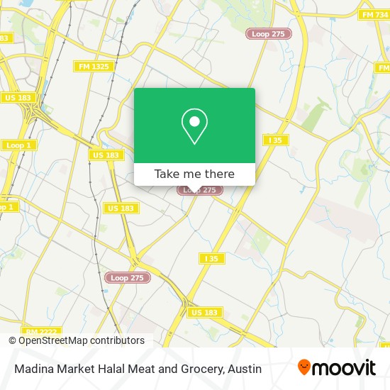 Mapa de Madina Market Halal Meat and Grocery