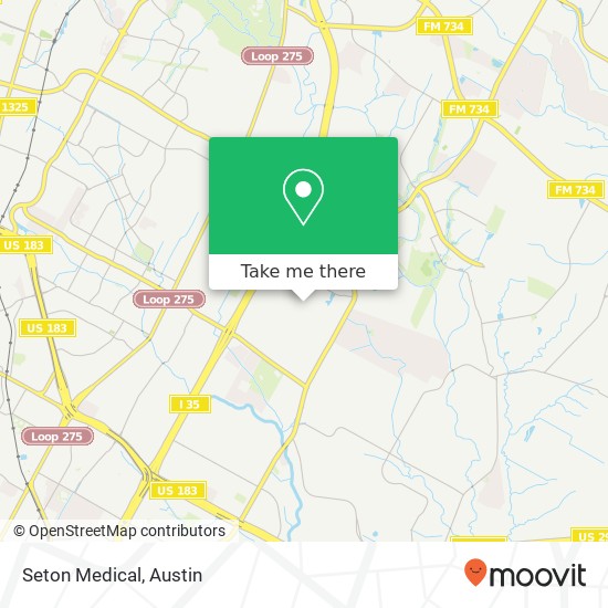 Mapa de Seton Medical