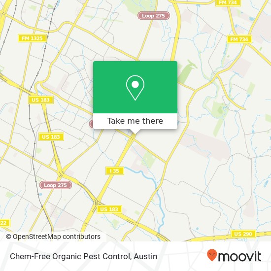 Mapa de Chem-Free Organic Pest Control