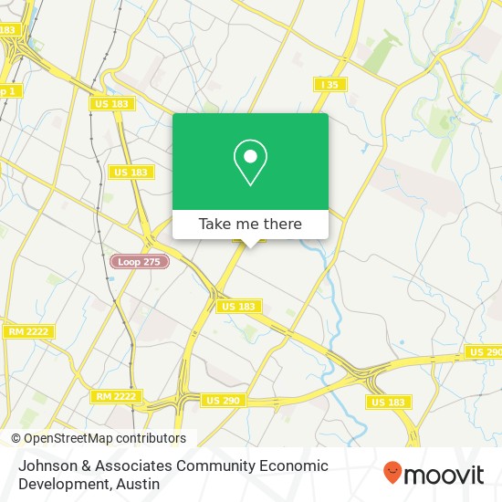 Mapa de Johnson & Associates Community Economic Development