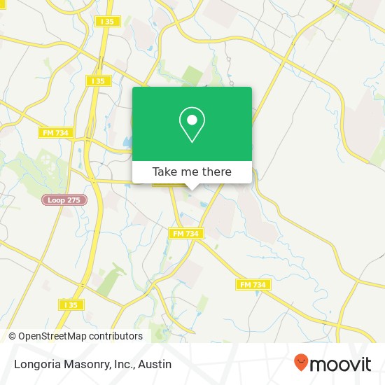 Longoria Masonry, Inc. map