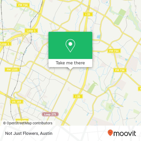 Not Just Flowers map