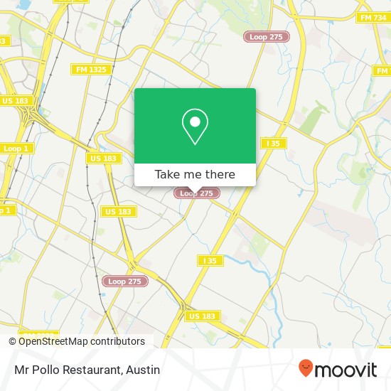 Mapa de Mr Pollo Restaurant