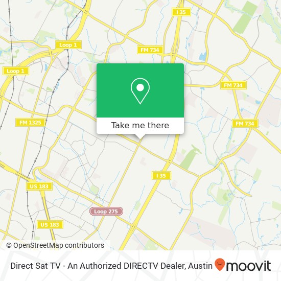 Mapa de Direct Sat TV - An Authorized DIRECTV Dealer