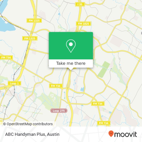 ABC Handyman Plus map