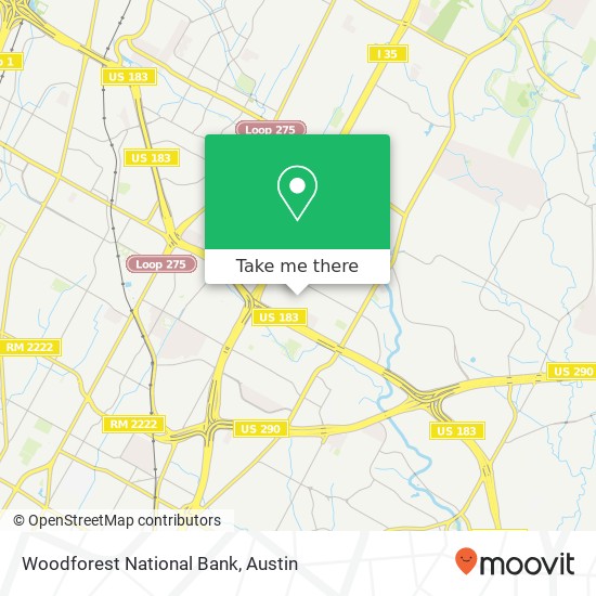 Mapa de Woodforest National Bank