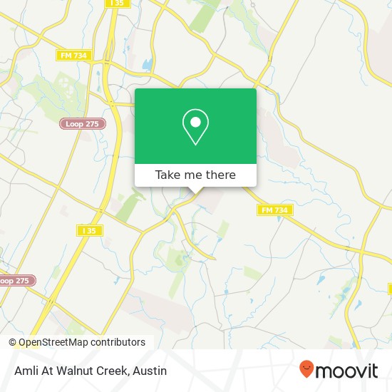 Amli At Walnut Creek map