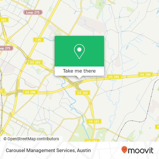 Carousel Management Services map