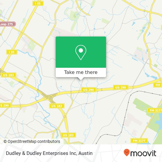 Dudley & Dudley Enterprises Inc map