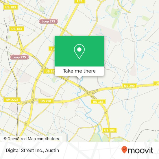 Digital Street Inc. map