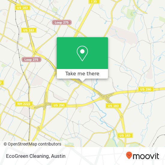 EcoGreen Cleaning map