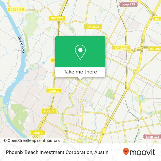 Mapa de Phoenix Beach Investment Corporation