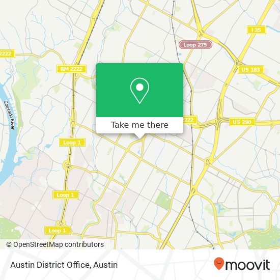 Mapa de Austin District Office