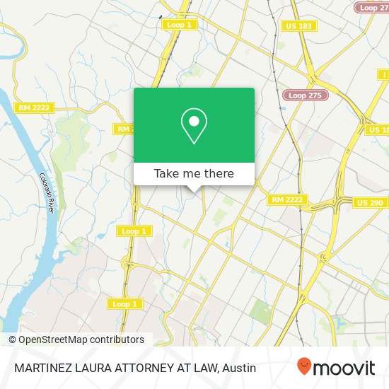 MARTINEZ LAURA ATTORNEY AT LAW map