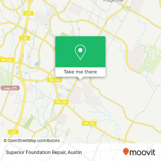 Mapa de Superior Foundation Repair