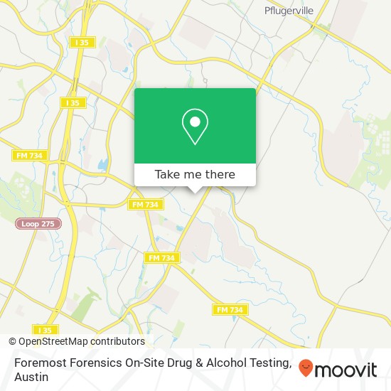 Foremost Forensics On-Site Drug & Alcohol Testing map