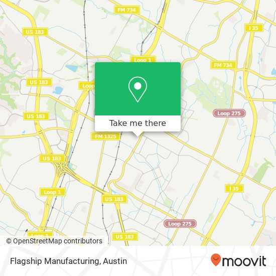 Flagship Manufacturing map