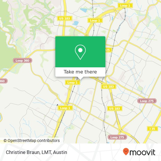 Mapa de Christine Braun, LMT