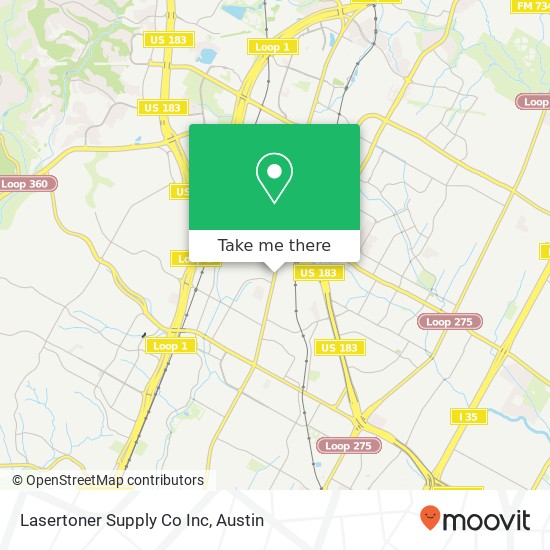 Lasertoner Supply Co Inc map