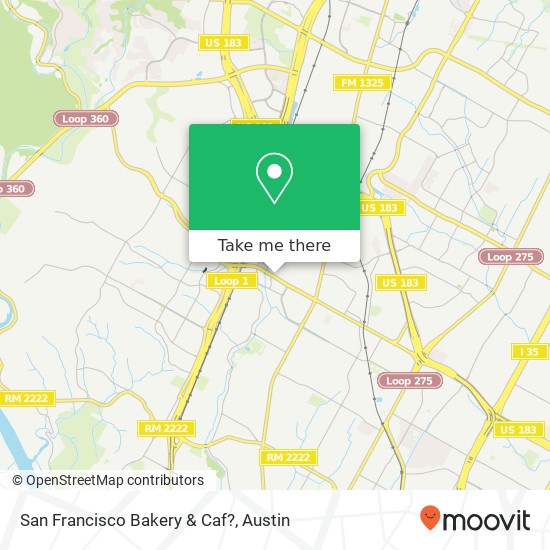 San Francisco Bakery & Caf? map