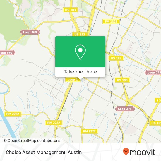 Choice Asset Management map