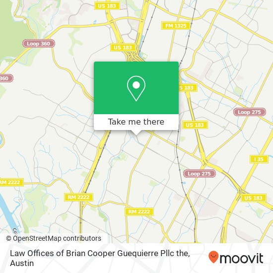 Law Offices of Brian Cooper Guequierre Pllc the map