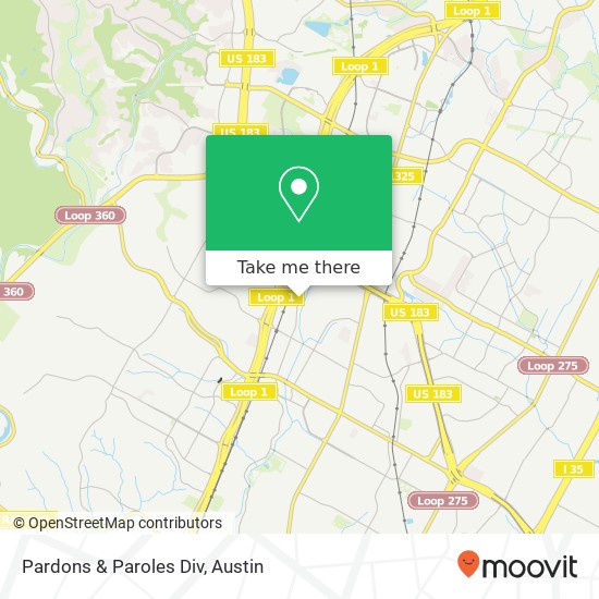 Pardons & Paroles Div map