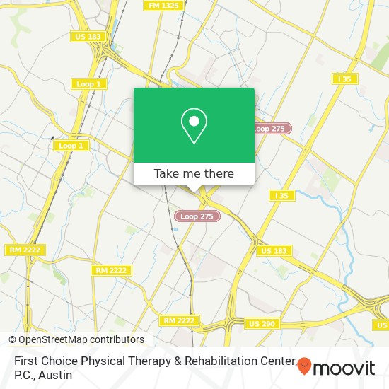 First Choice Physical Therapy & Rehabilitation Center, P.C. map