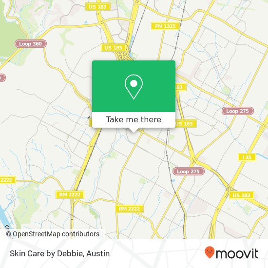 Skin Care by Debbie map