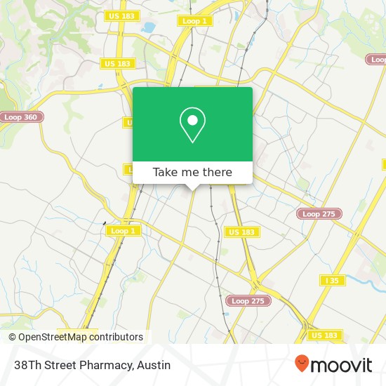 Mapa de 38Th Street Pharmacy